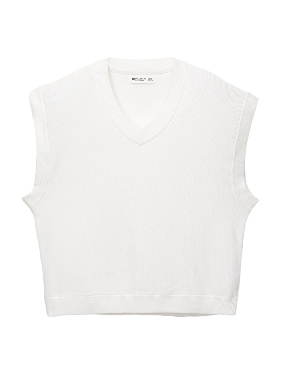 

Жилет-свитер Pull&Bear, белый