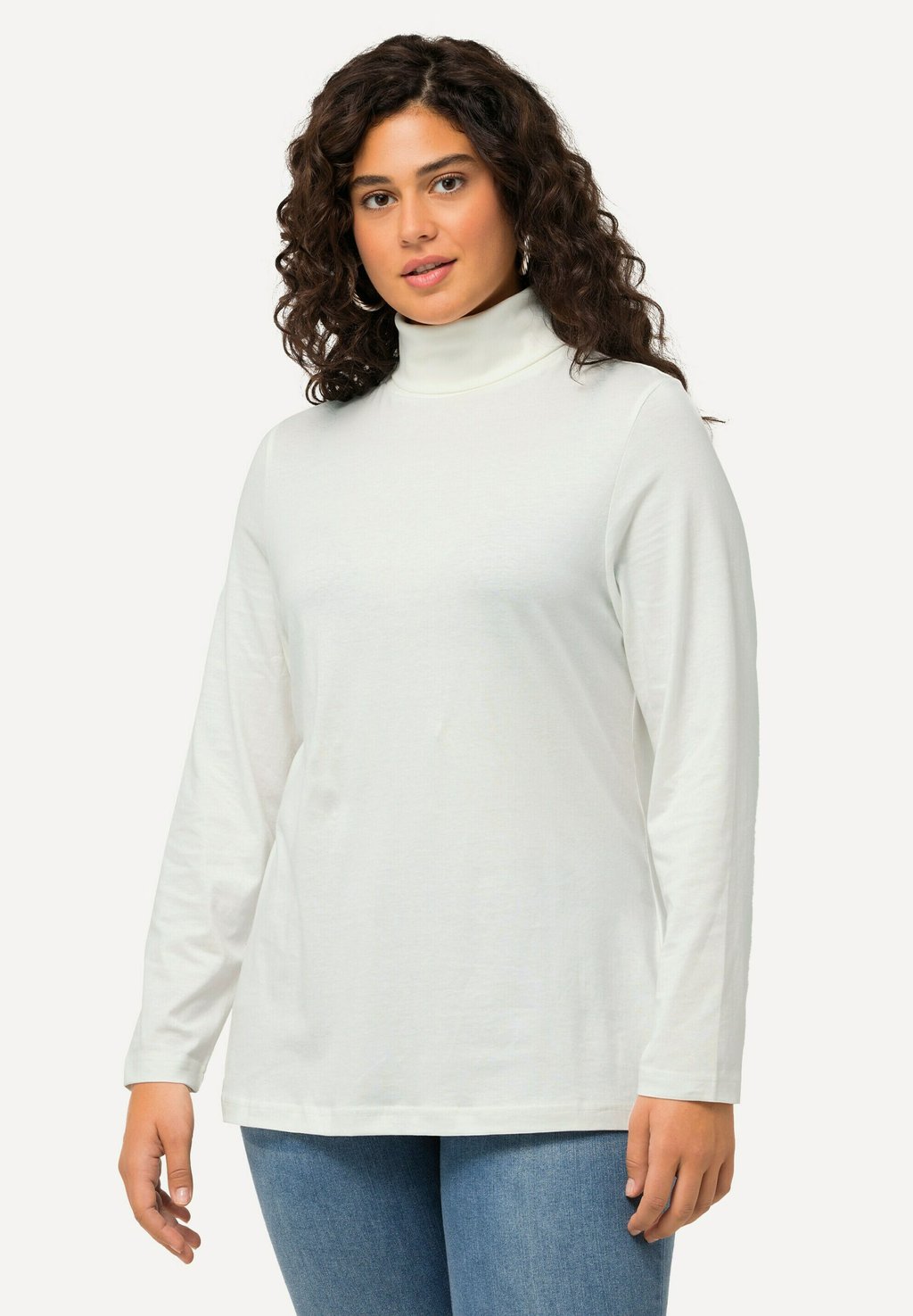 

Топ с длинными рукавами ROLL NECK Ulla Popken, цвет off white