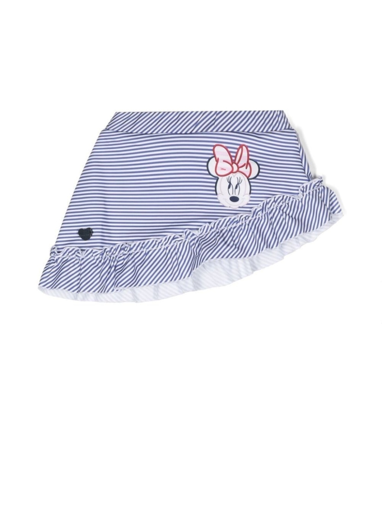 

Monnalisa Minnie Mouse asymmetric skirt, белый