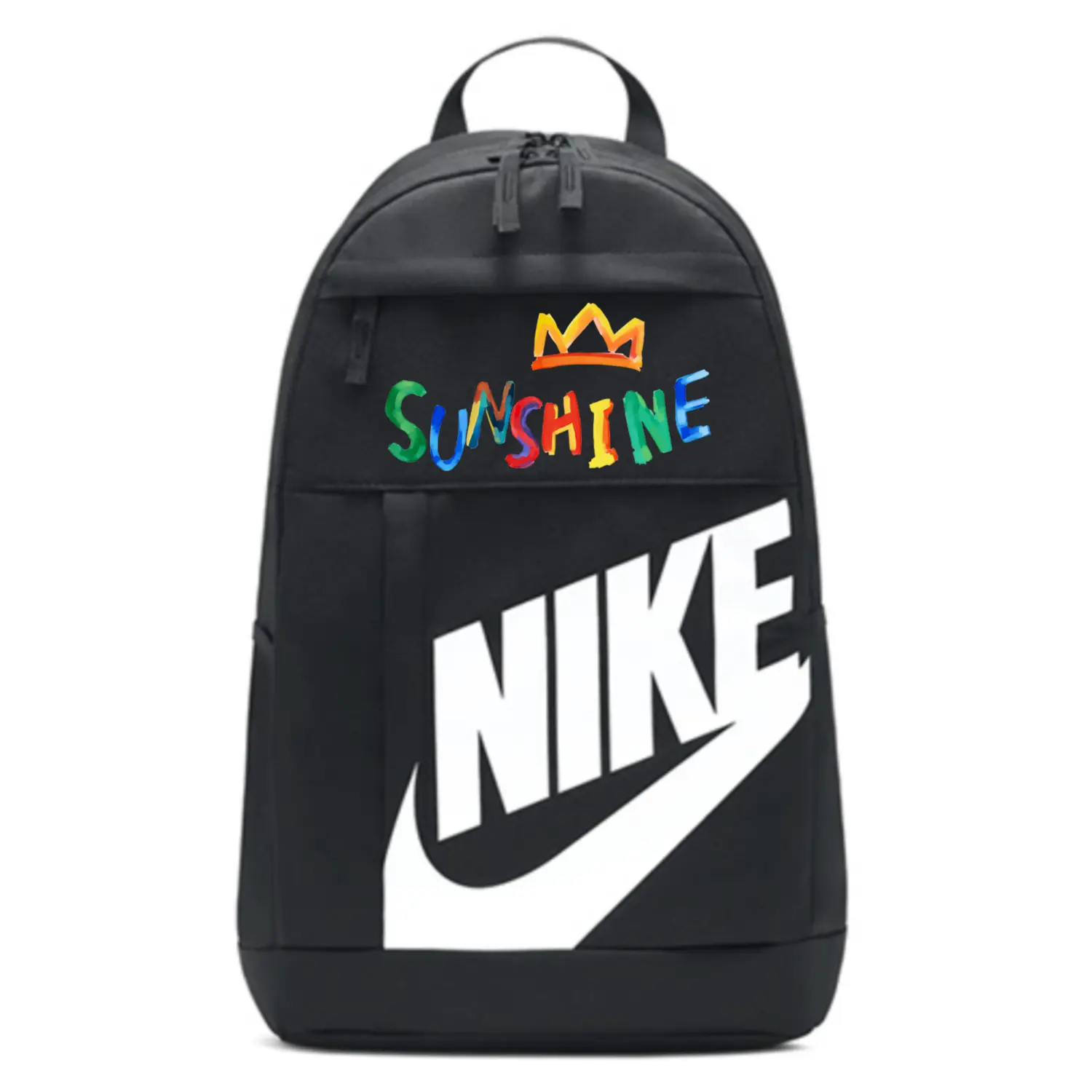 

Nike Элементальный тканевый рюкзак унисекс черный, Letter Crown