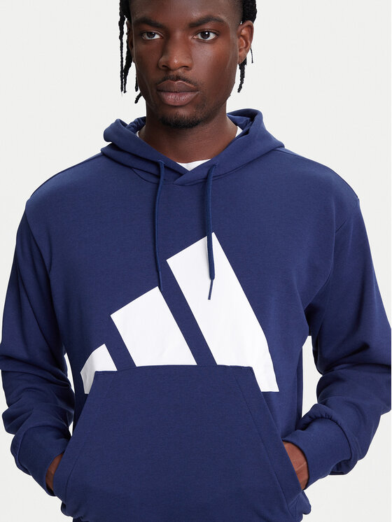Толстовка обычного кроя Essentials Big Logo JE8890 Adidas, синий — фото 4