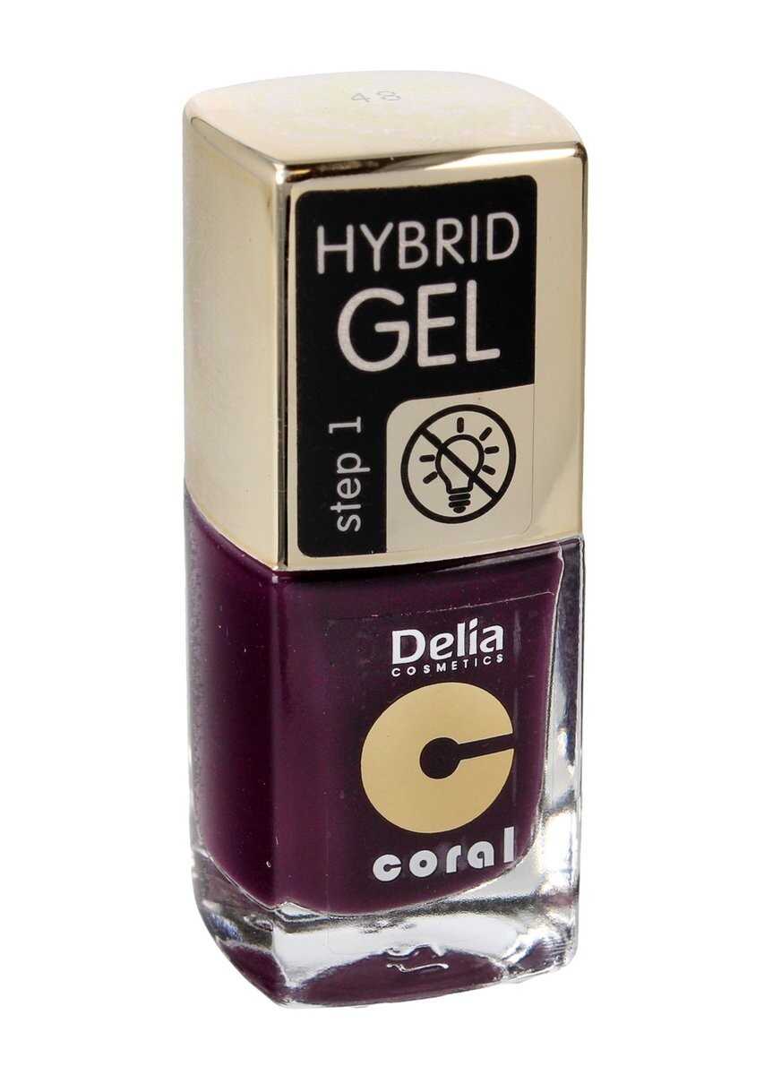 

Delia Cosmetics, Коралловый гибридный гель, эмаль для ногтей 48, 11 мл