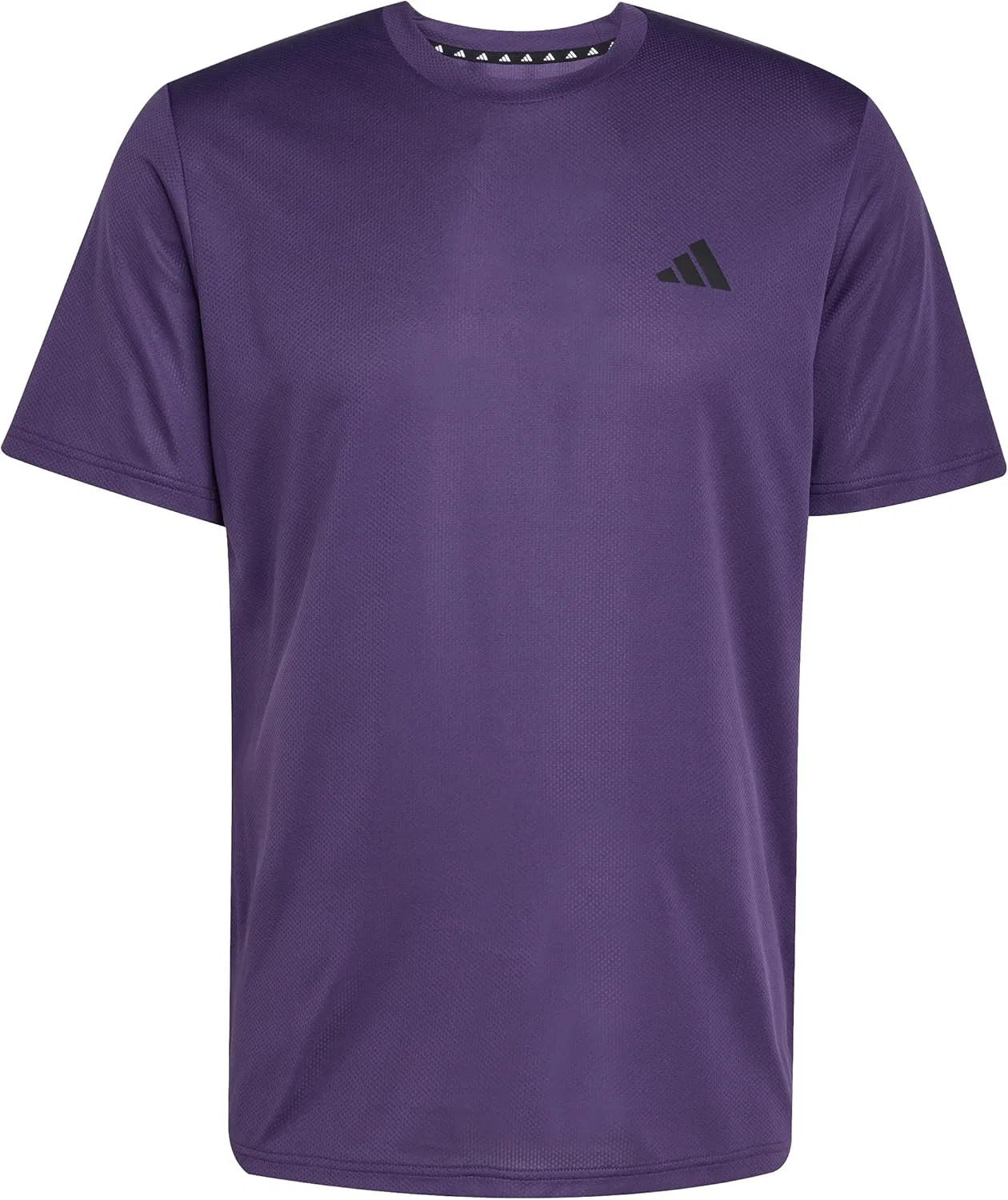 Футболка мужская adidas, цвет Aurora Plum/Black — фото 2
