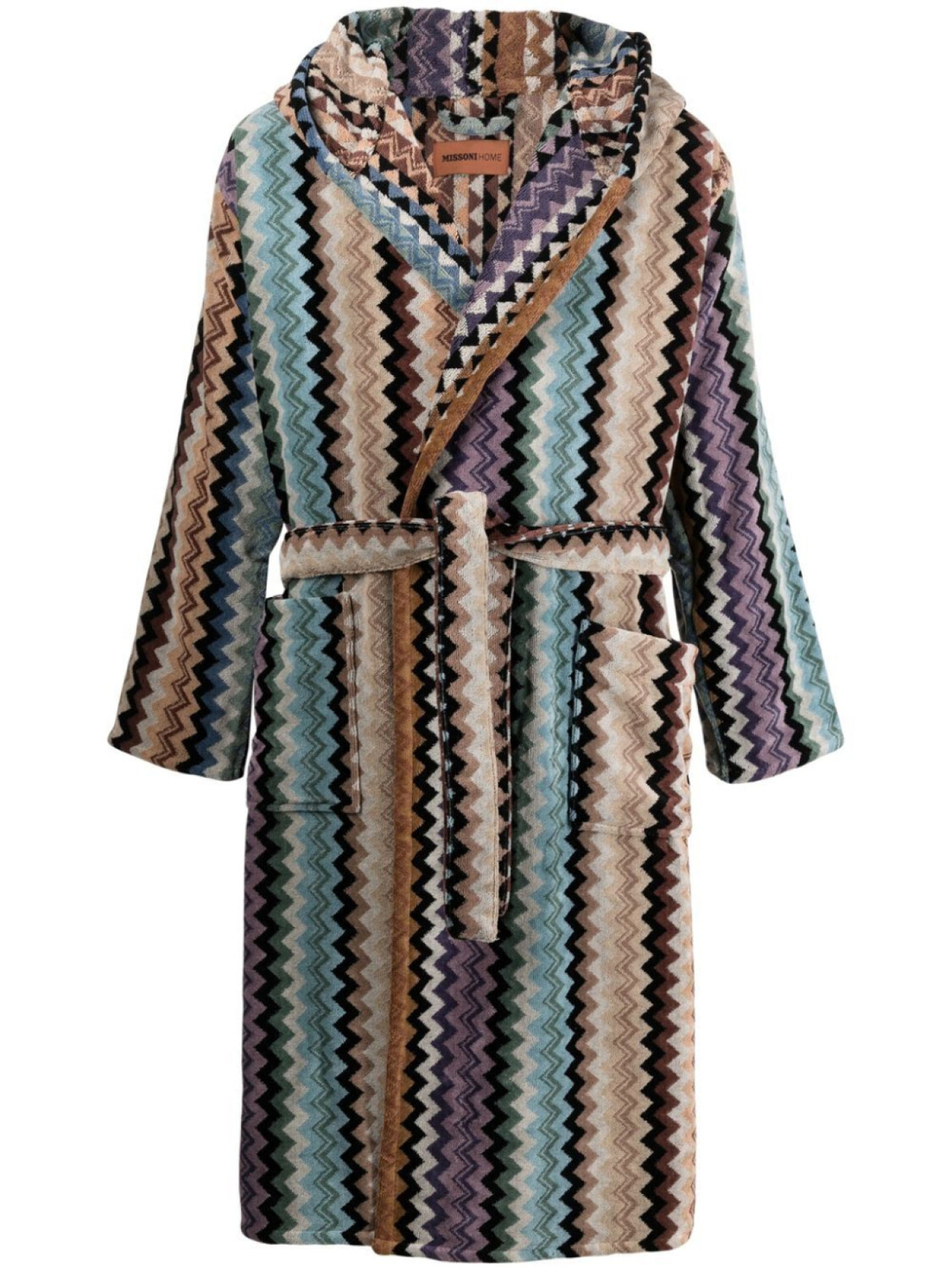 

Missoni Home халат Adam с узором, синий