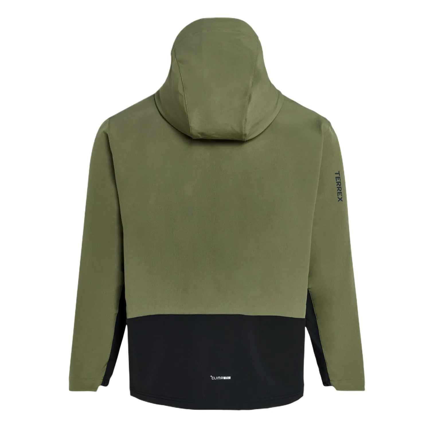 Adidas Куртка мужская ClimaWarm Strata с капюшоном, оливково-зеленый/черный — фото 3