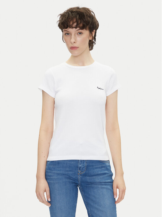 

Футболка обычного кроя PL506037 Pepe Jeans, белый