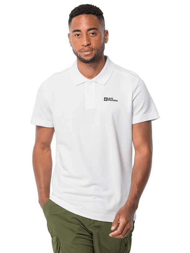 

Футболка Jack Wolfskin ESSENTIAL POLO M, белый
