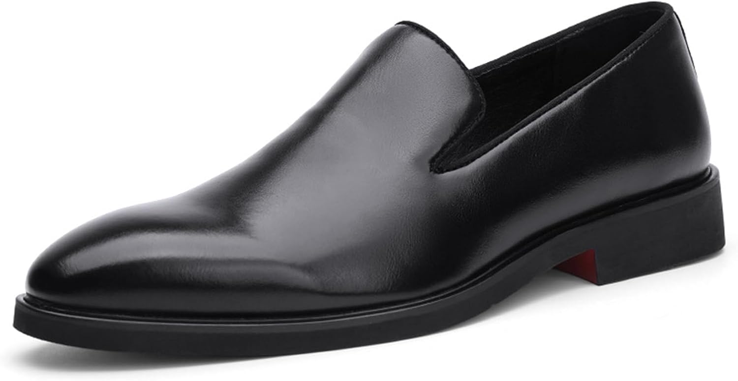 

Мужские оксфорды ADMLZQQ, классические туфли из ПУ-кожи для мужчин, для бизнеса, свадьбы и повседневной работы, черный