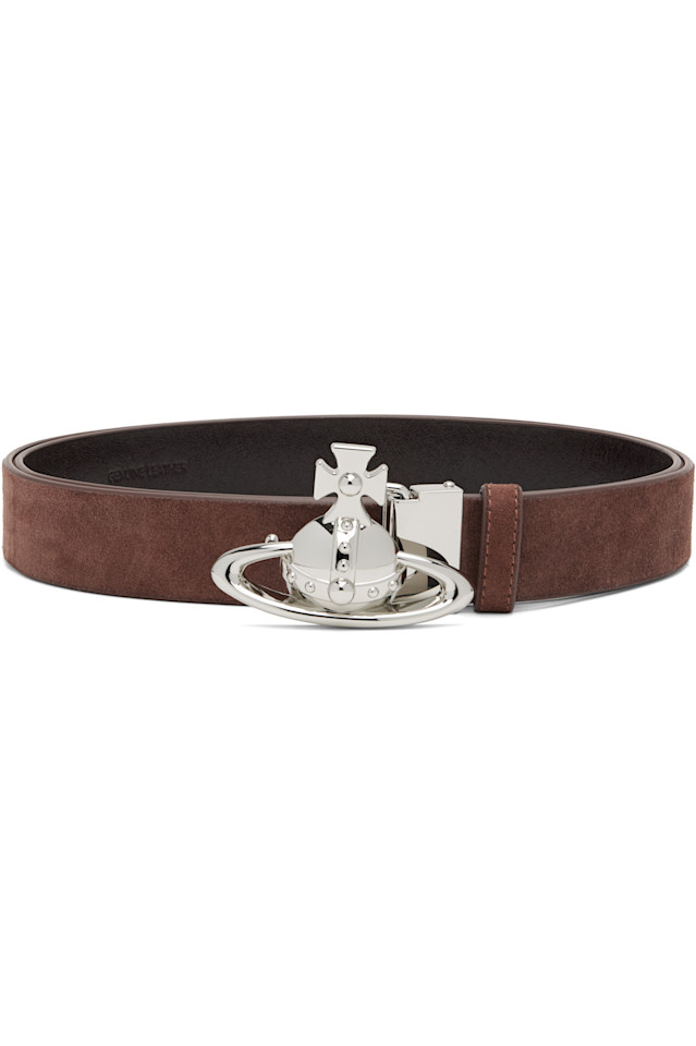 

Vivienne Westwood Ремень с пряжкой в виде коричневого шара