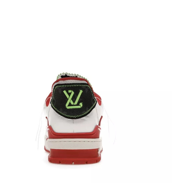 Кроссовки trainer sneakers 'white red green for new york' Louis Vuitton, белый — фото 4
