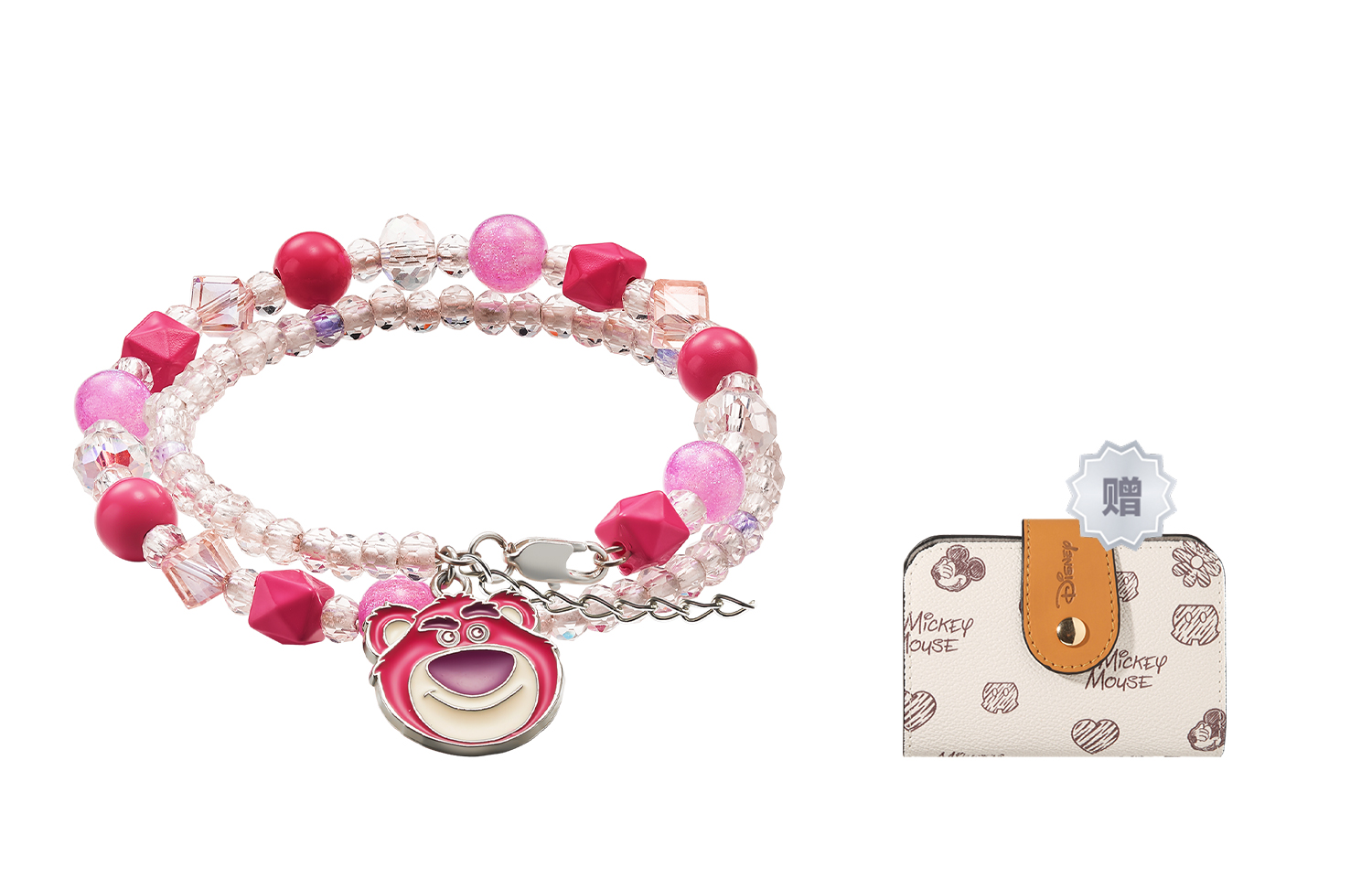 

Серия Strawberry Bear браслеты из сплава для женщин Disney