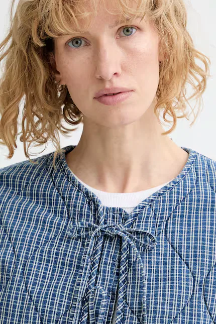 Куртка короткая утепленная модель RUE LINER JACKET Levi's, синий — фото 4