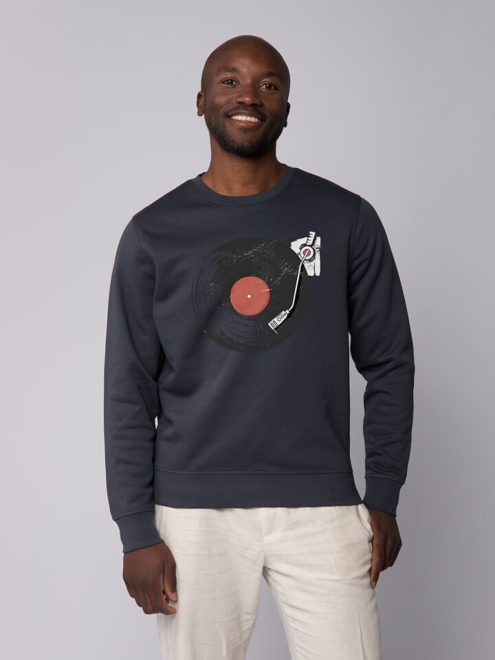 

Толстовка wat Apparel Schallplatte, цвет india ink grey