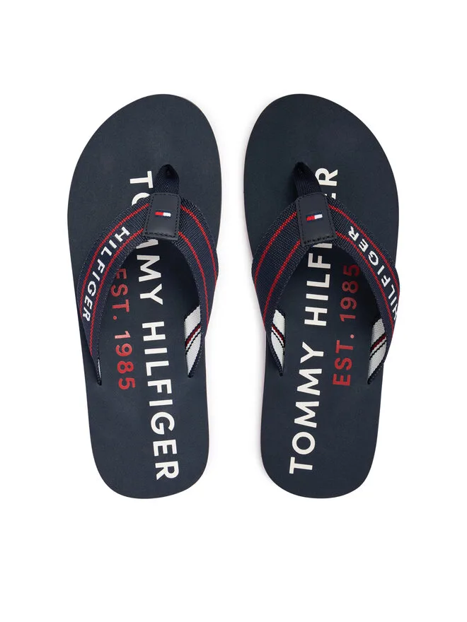 Tommy Hilfiger Спортивные пляжные сандалии Hilfiger FM0FM05805, темно-синие