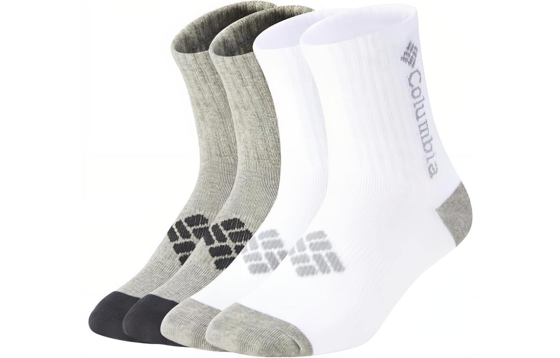 

Columbia Повседневные носки для активного отдыха мужские gray+white