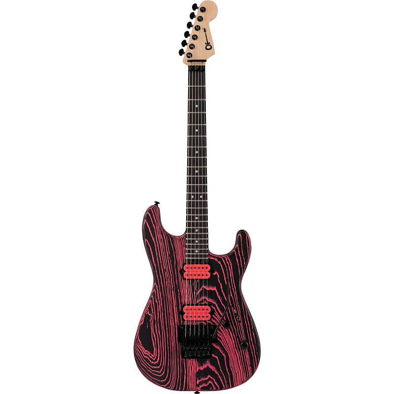 

Электрогитара Charvel Pro-Mod San Dimas Style 1 HH FR E Ash Electric Guitar, Ebony Fingerboard, Neon Pink Ash