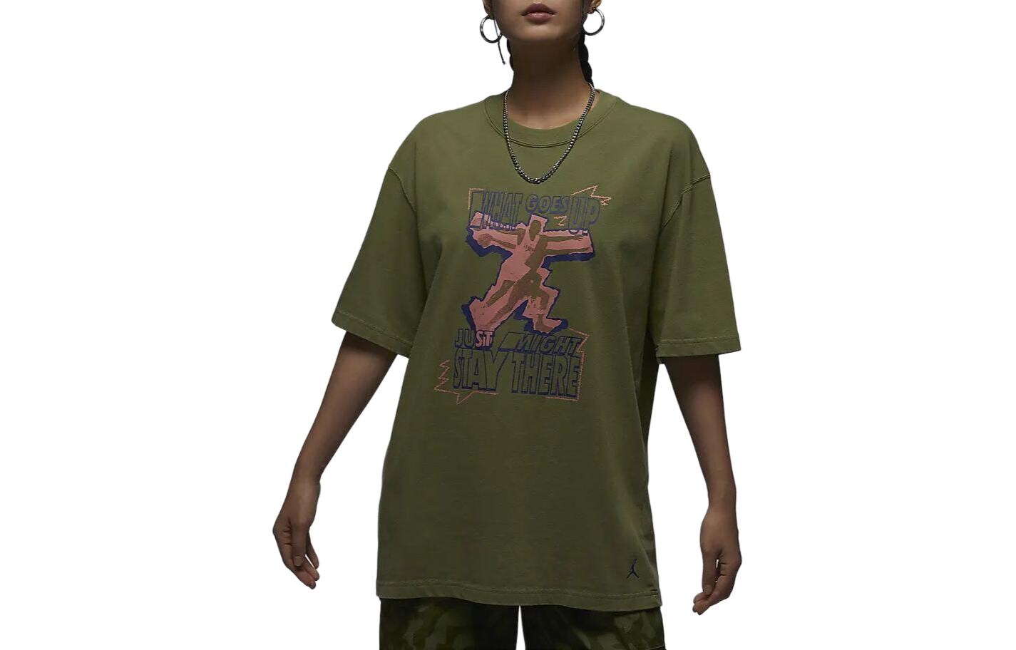 

Футболка женская зеленая Jordan