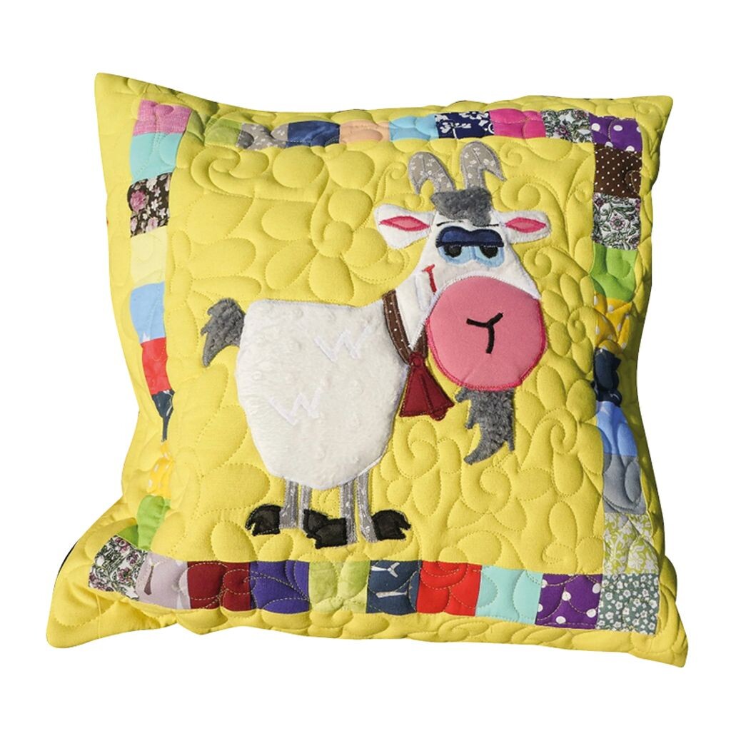 

Пэчворк - детская наволочка - Bock Vousek 44 х 44 см Handy Pets