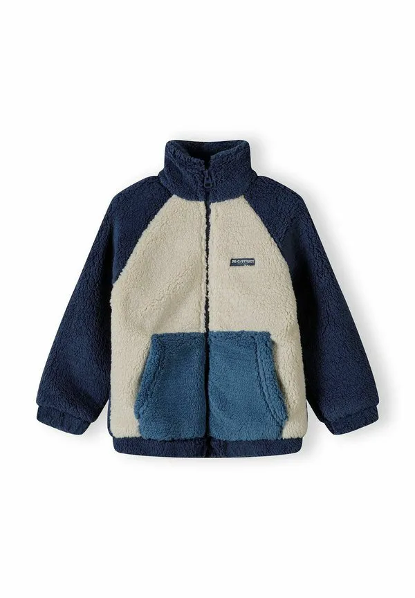 Куртка из флиса с длинными рукавами и застежкой-молнией. Minoti, Navy Cream — фото 2
