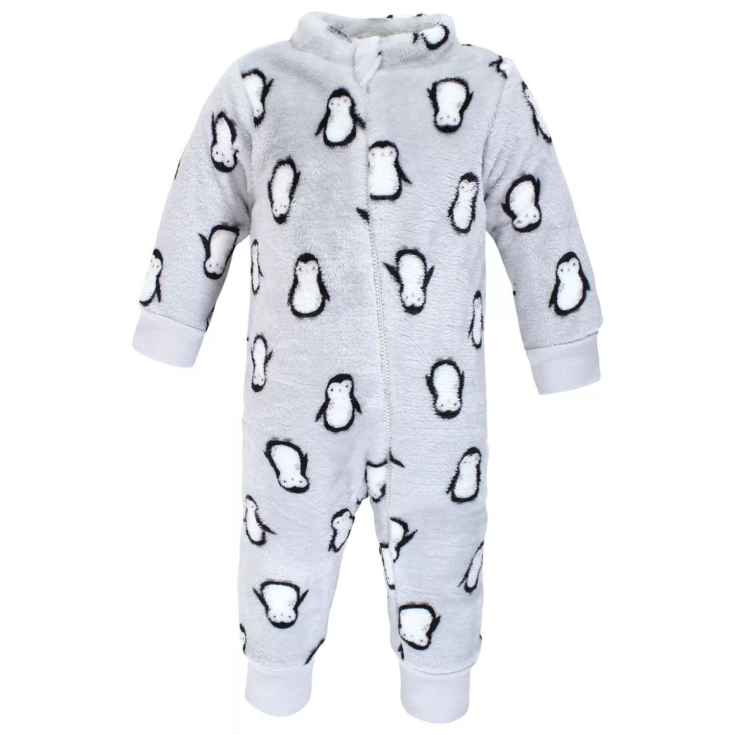 Плюшевые комбинезоны Hudson Baby Infant Boy Penguin Hudson Baby, серый — фото 2