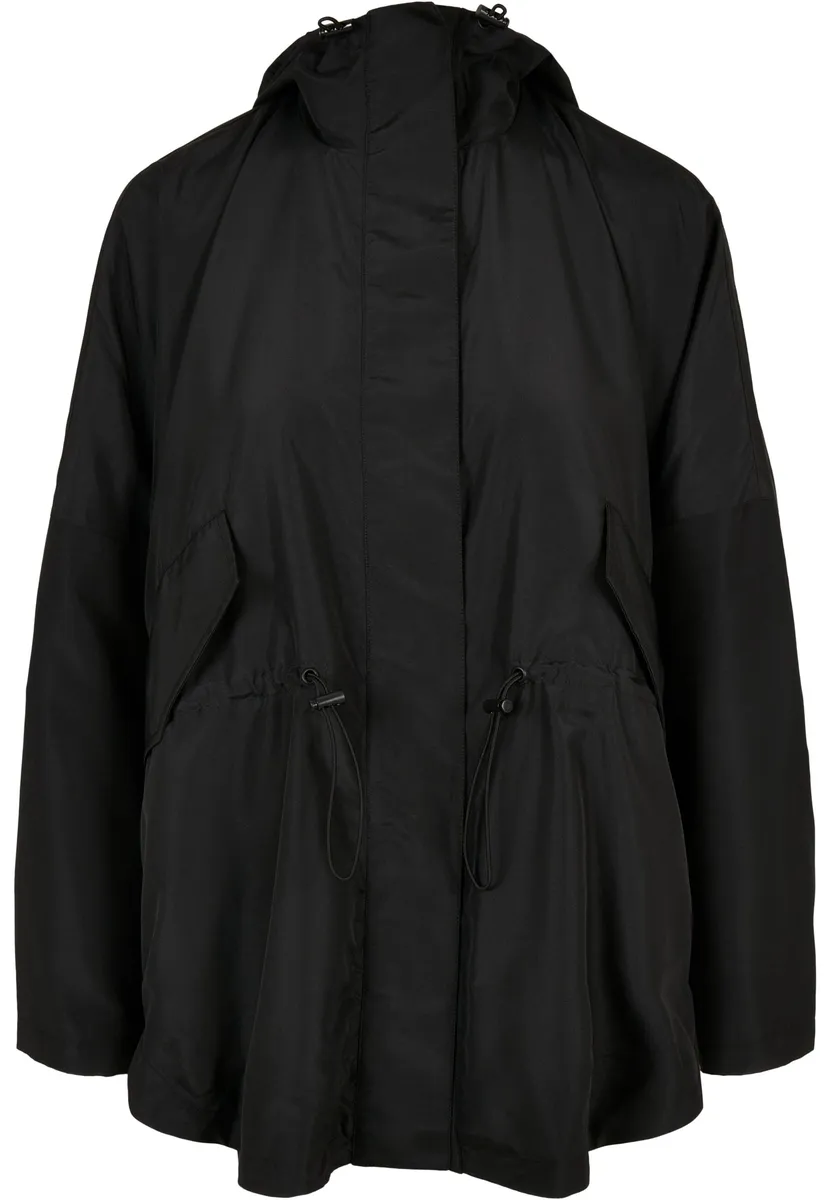 

Всепогодная куртка URBAN CLASSICS " Urban Classics Women's Ladies Recycled Packable Jacket" (1 шт.), с капюшоном, черный