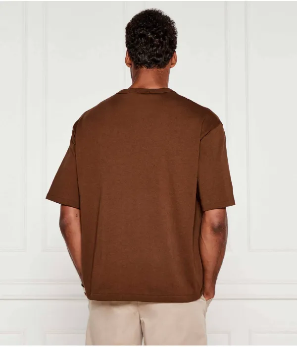 Футболка Relaxed fit Polo Ralph Lauren, коричневый — фото 4