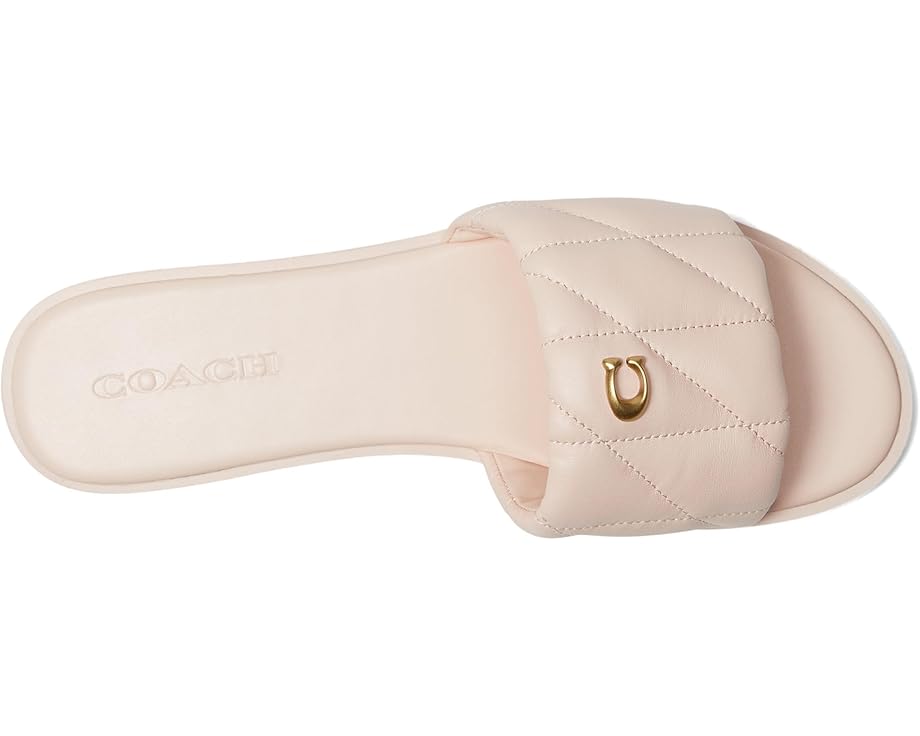 Сандалии COACH Holly Sandals with Quilting, цвет Blush — фото 2