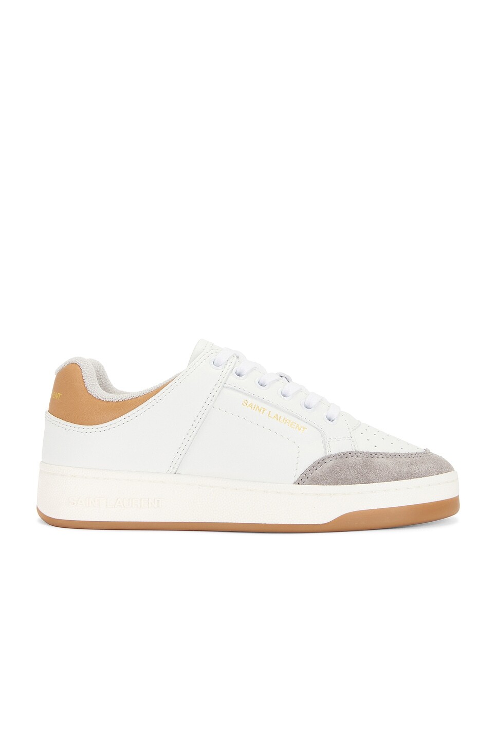 Кроссовки SL61 Saint Laurent, цвет Blanc, Foggy, & Gold