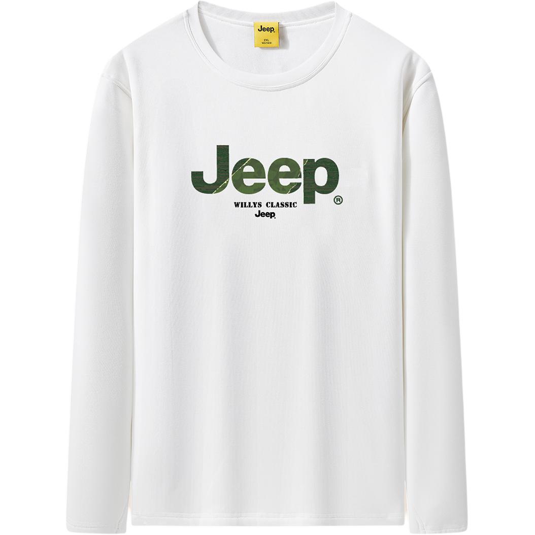 

Футболка Lifestyle Unisex Crew Neck Thickened Straight Fit Jeep, белый