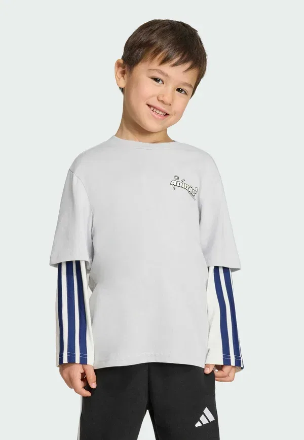 Футболка Adidas Pixar Toy Story Long Sleeved Top Adidas Sportswear, светло-серый меланж офф-вайт