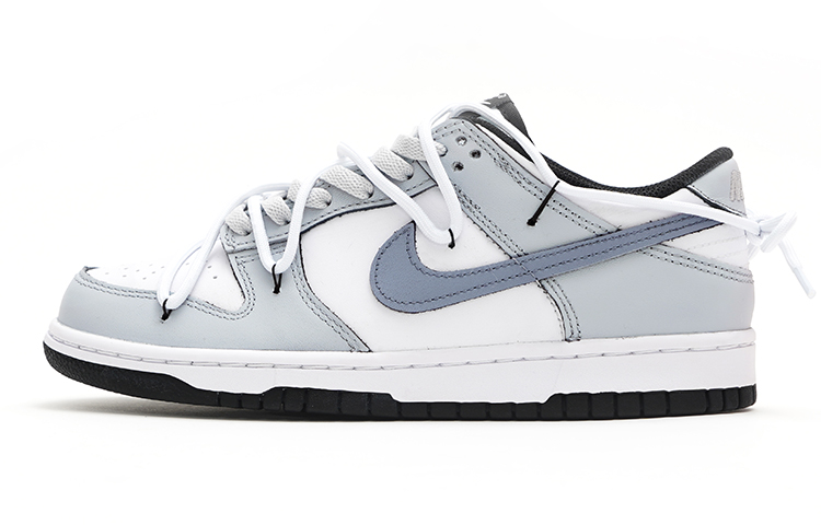 

Кроссовки Nike Dunk Skateboard Shoes Women's Low-Top Gray White/Blue