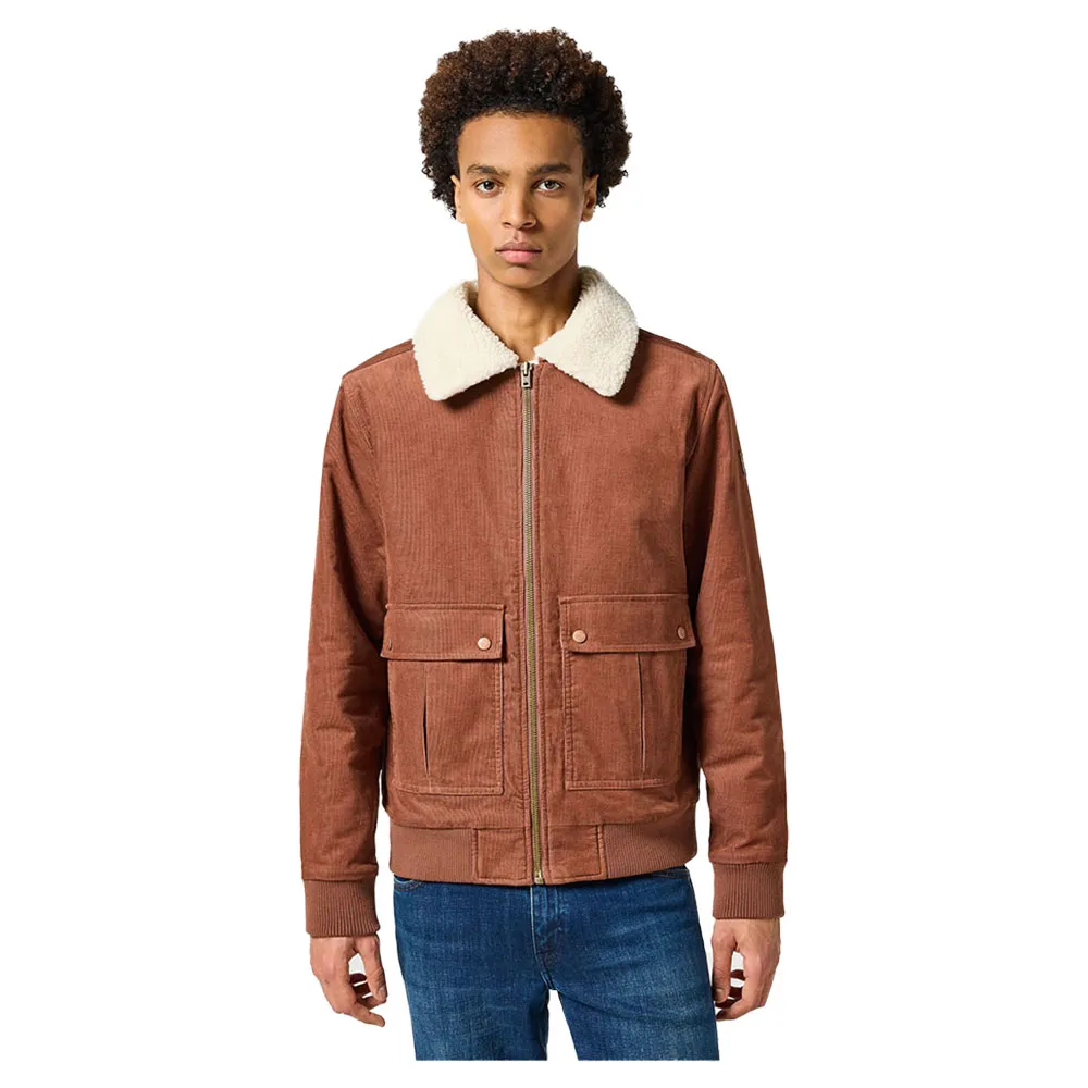 

Куртка Wrangler Corduroy Aviator, коричневый