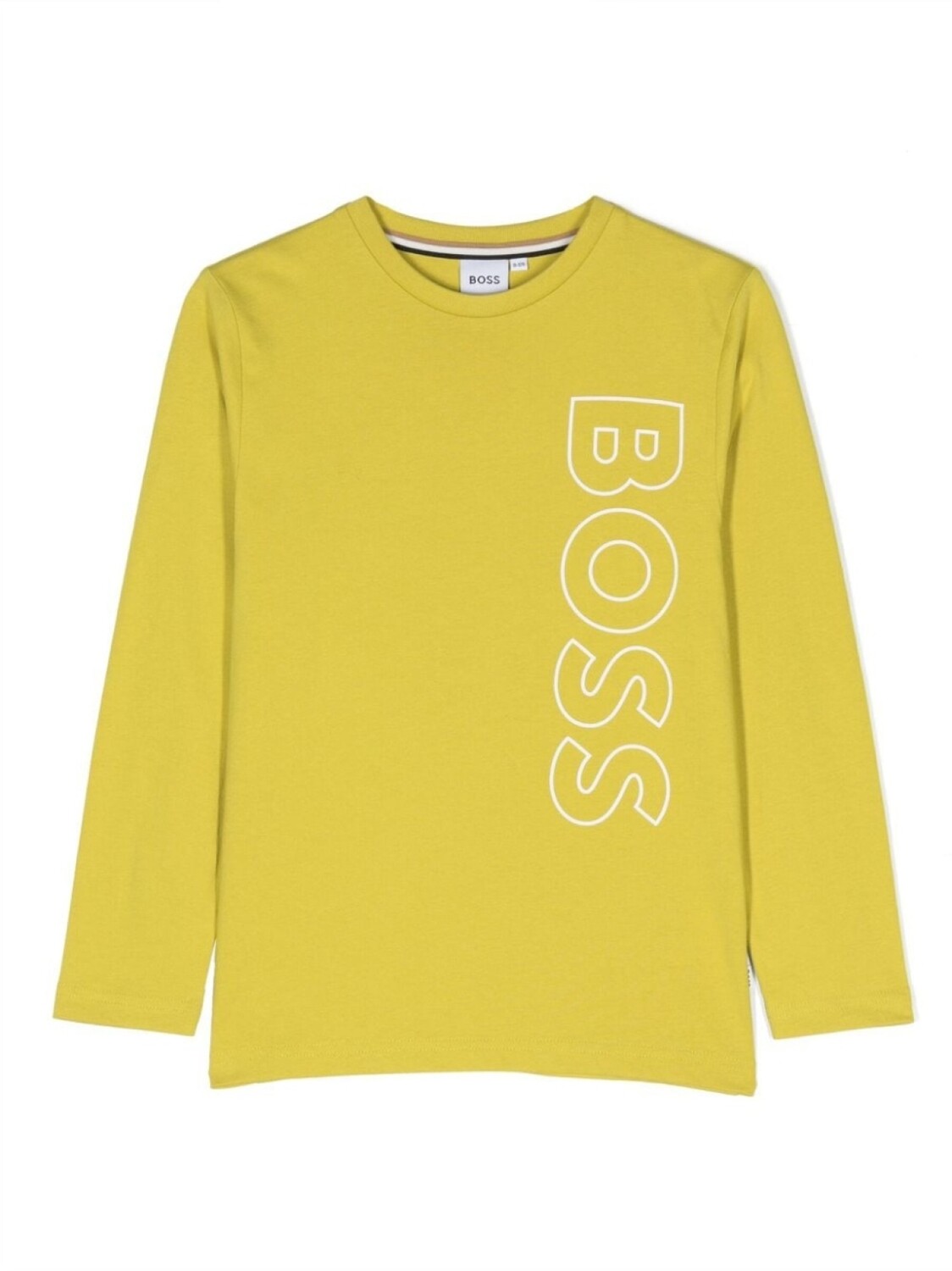 

BOSS Kidswear футболка с длинными рукавами и логотипом, зеленый