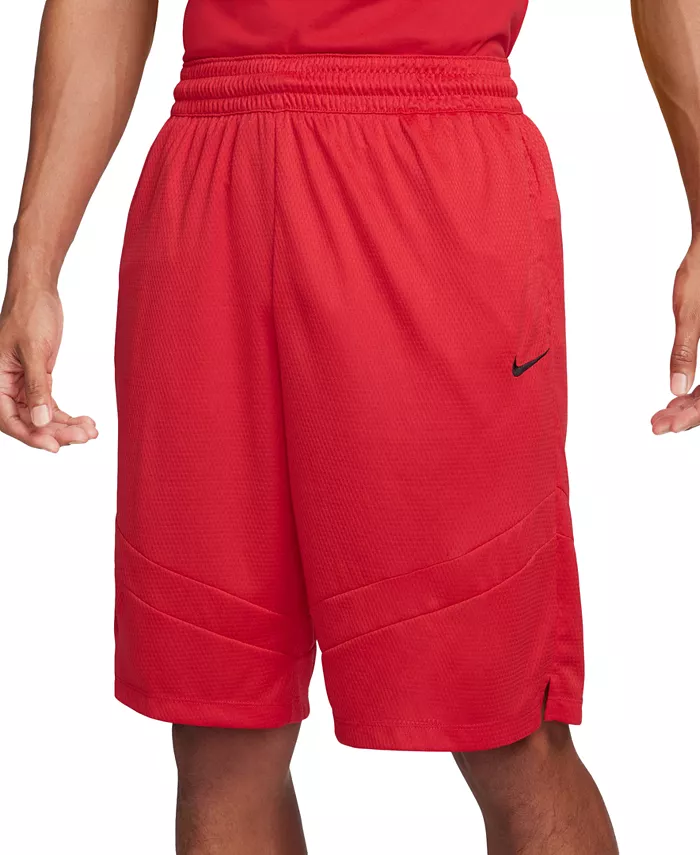 

Мужские баскетбольные шорты Icon Dri-FIT с влагоотведением, длина 11" Nike, красный