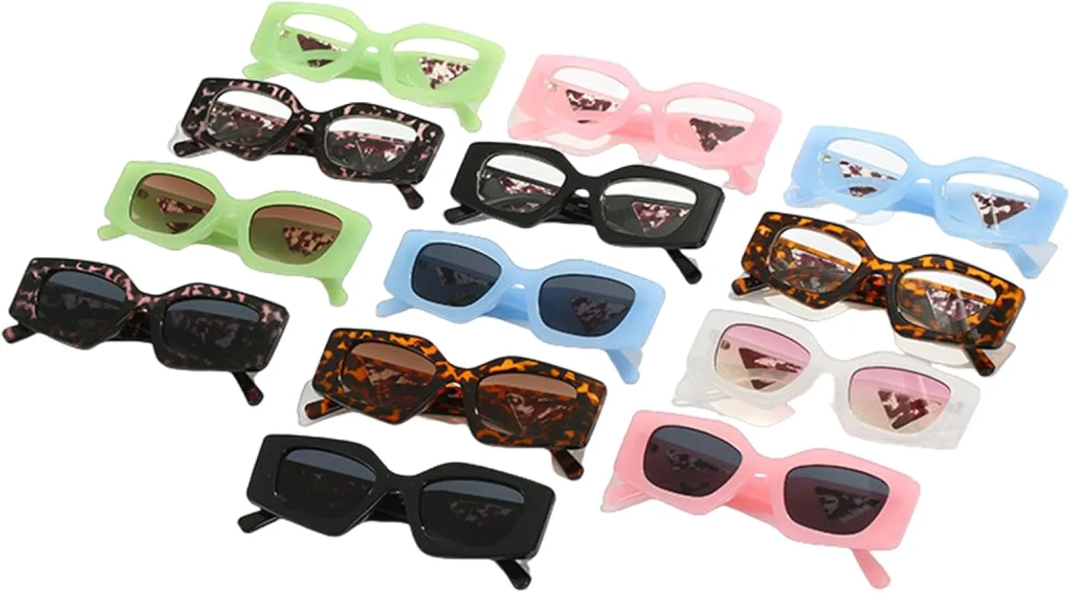 

Уникальные солнцезащитные очки Polygon для женщин, винтажные, мужские, в стиле панк, с широкими дужками, защита от УФ-излучения UV400 VVTWSSW, C10purpleflower