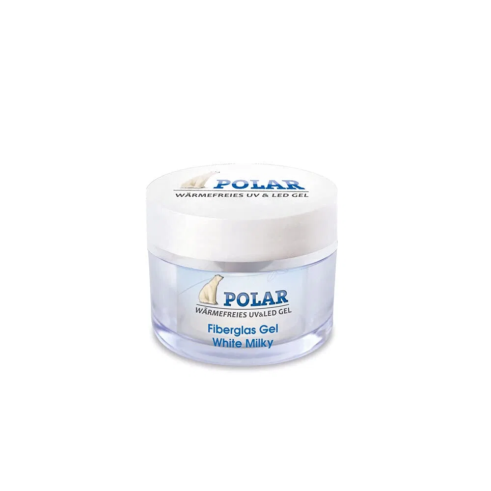 Белый молочный гель для наращивания ногтей с фиберглассом, 5 мл ‎Icp-Nailcare — фото 3