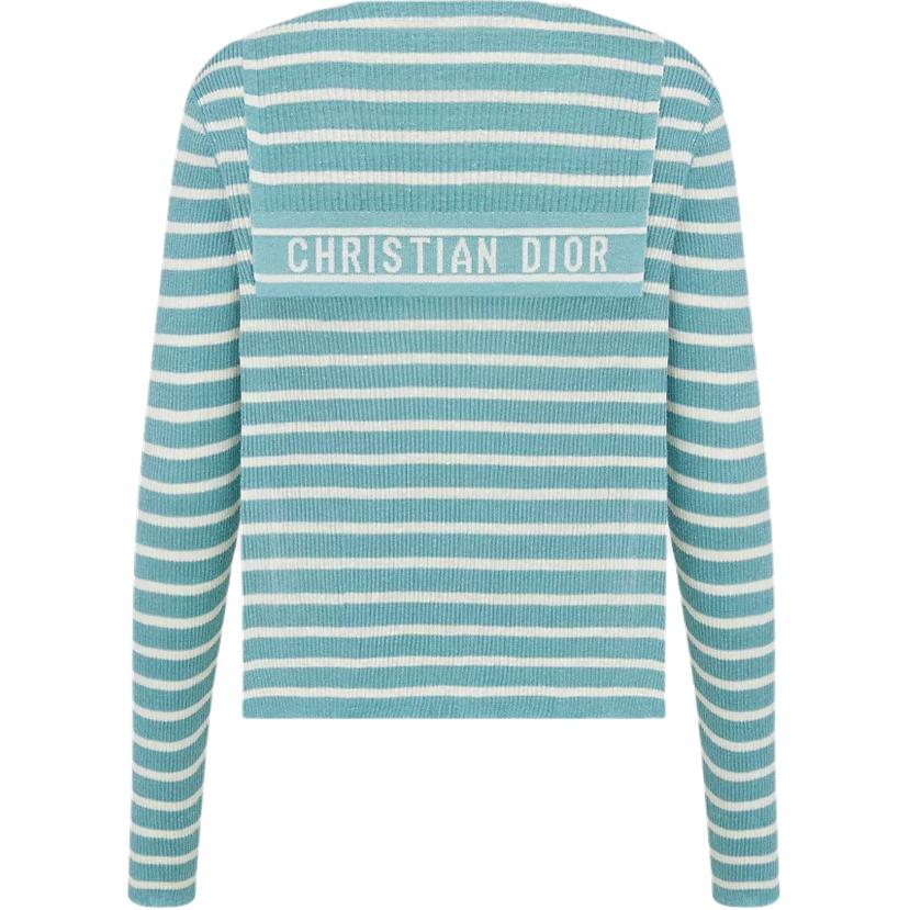 DIOR Топ Iviera Knitwear Women's Lily Of The Valley Green — фото 3