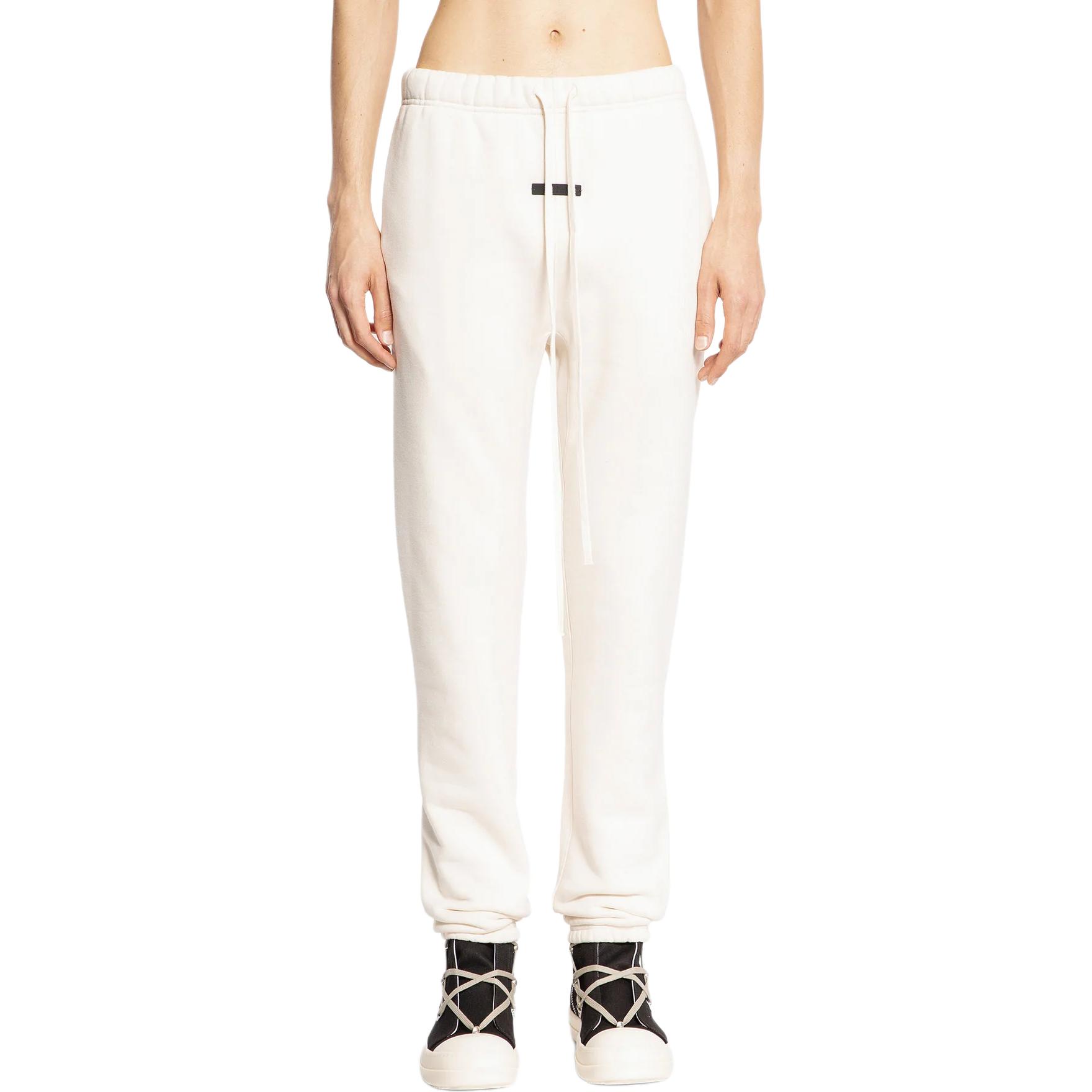 Классические спортивные штаны Fear Of God Essentials, цвет слоновая кость/ракушка — фото 4
