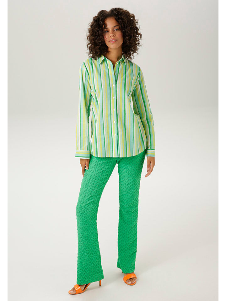 

Блуза Aniston Bluse, зеленый