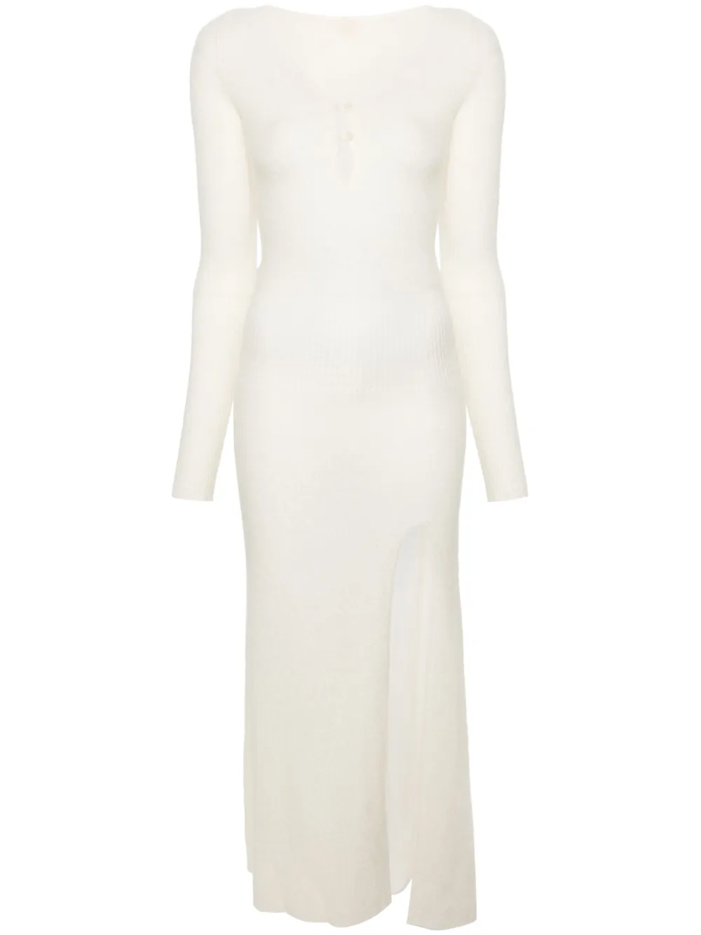 

Платье макси La Robe Alzou JACQUEMUS, белый