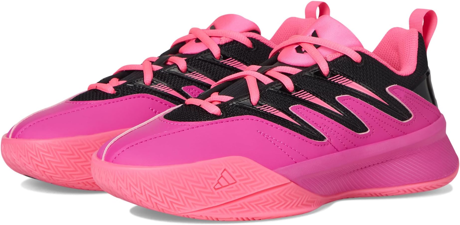 

Кроссовки Adidas Kids Dame Certified 3 Basketball Shoes, Lucid Fuchsia/Black/Lucid Pink