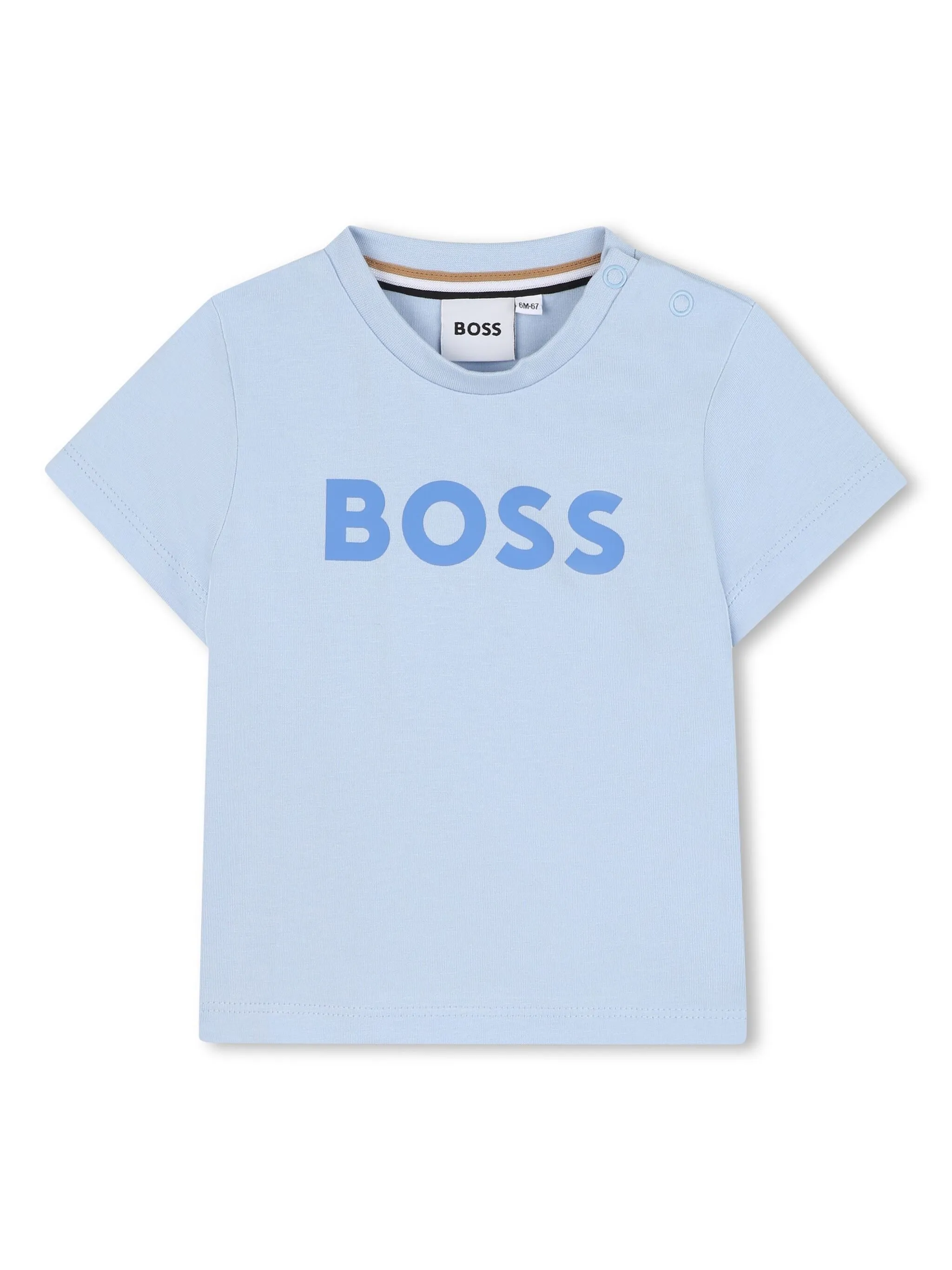 

Футболка с логотипом Boss Kidswear, синий