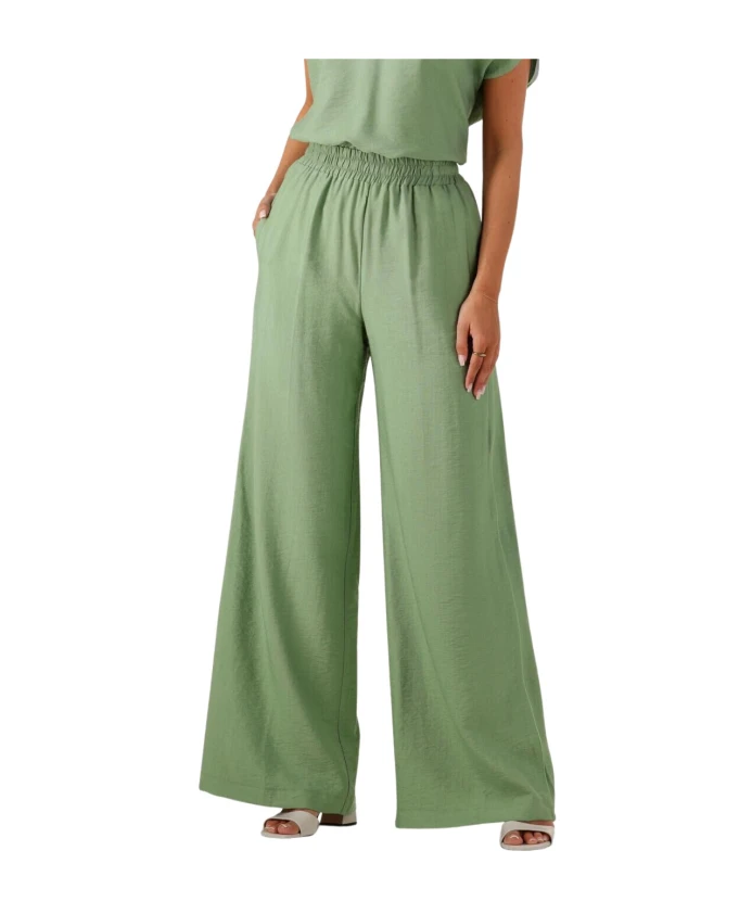 

Брюки с широкими штанинами Access Fashion, зеленый