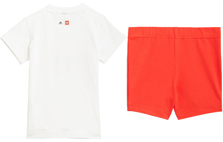 Lego kids matching sets детские Adidas, красный — фото 4