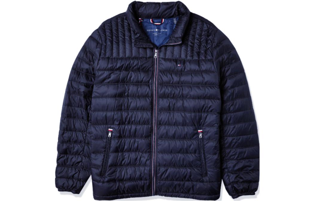 Мужская пуховая куртка Tommy Hilfiger, темный синий — фото 3