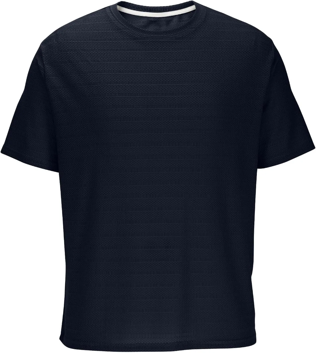 

Мужская футболка с коротким рукавом, вязаная, Casual, Crewneck, Waffle Textured Xiaojmake