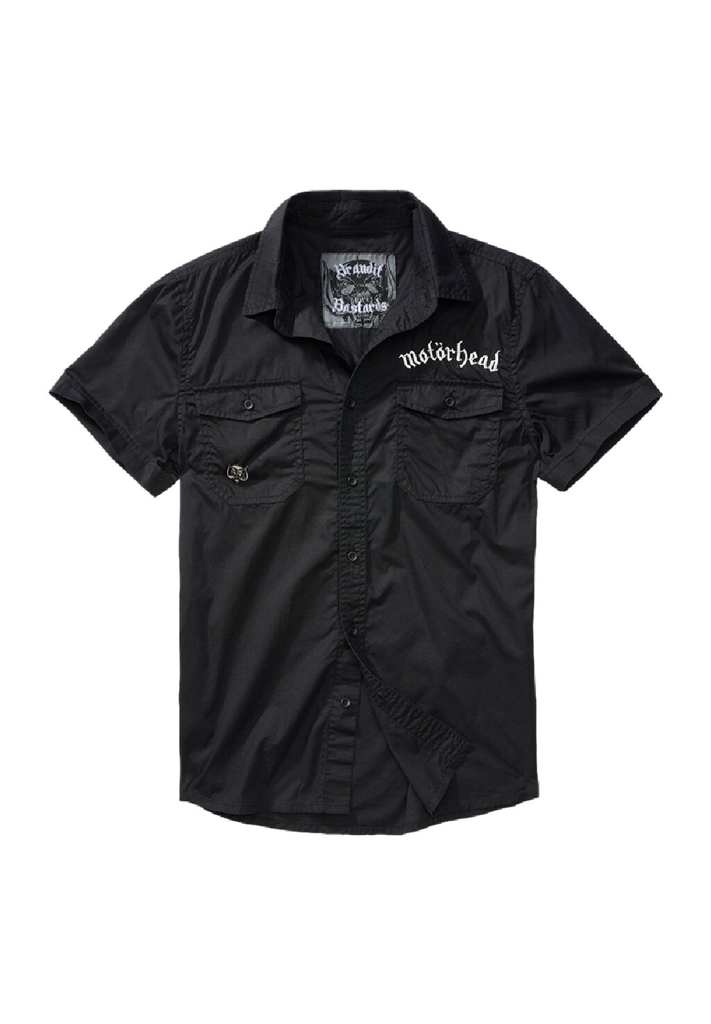 

Рубашка Motörhead Shortsleeve Brandit, черный