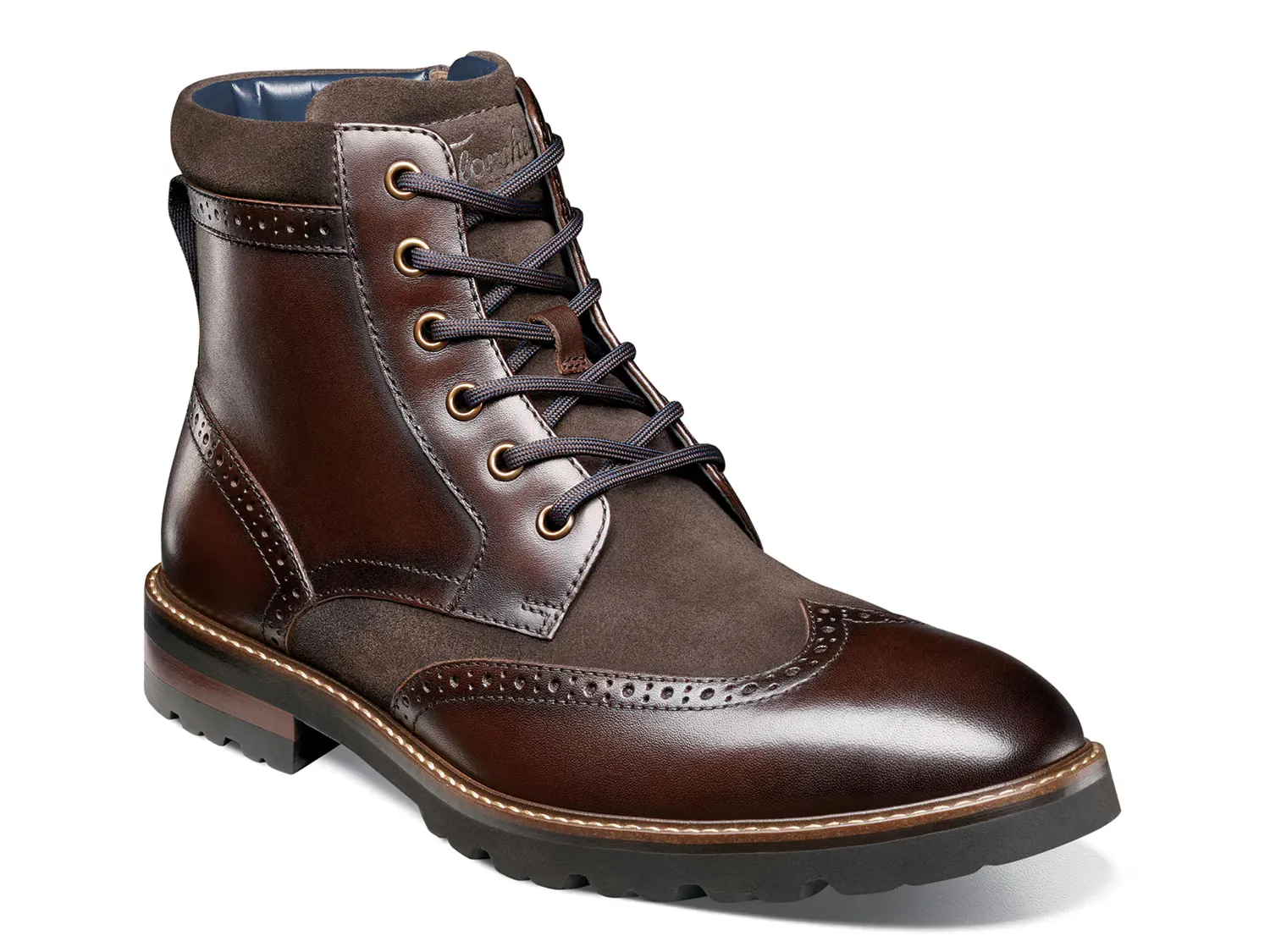 

Сапоги Renegade Wingtip Boot Florsheim, темно-коричневый
