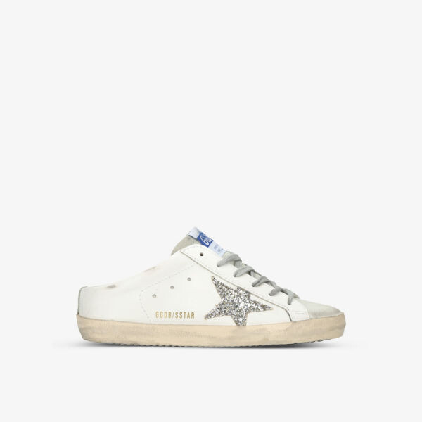 Кожаные кроссовки Super-Star Sabot 81194 Golden Goose, белый
