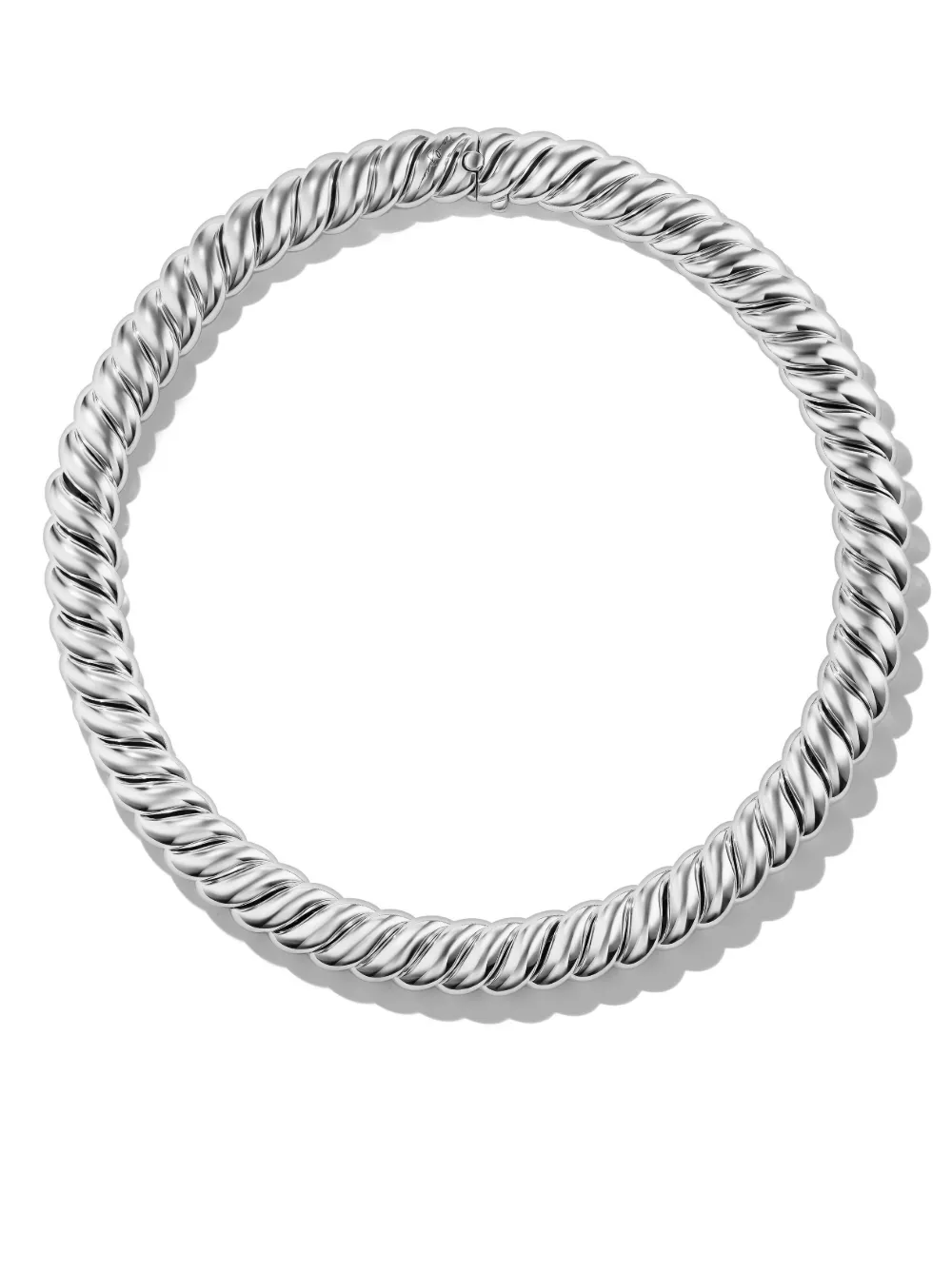 

Серебряное колье Sculpted Cable (14 мм) David Yurman, серебяный